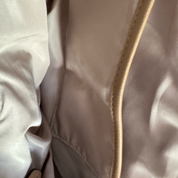 Nine West Tan Satchel Bag with Lock Charm - Picture 7 of 7